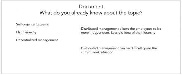 Document – What do you already know about the topic? Document - What do you already know about the topic?