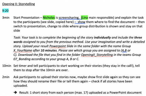 Continue the Story – Introduction Continue the Story - Introduction