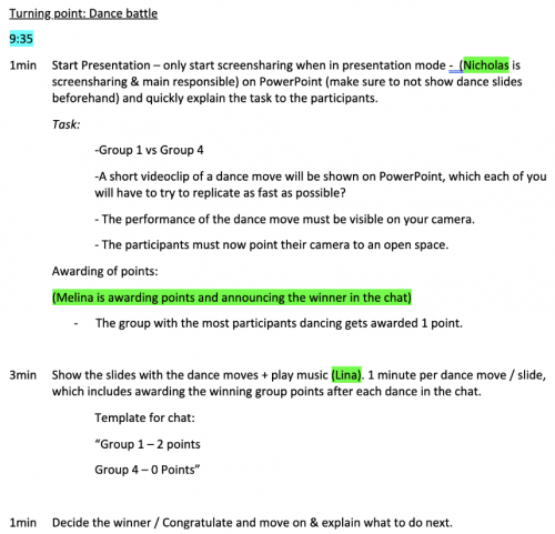 Dance Battle – Instruction Dance Battle - Instruction