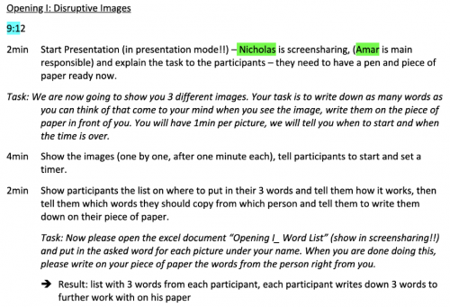 Disruptive Images – instruction Disruptive Images - instruction